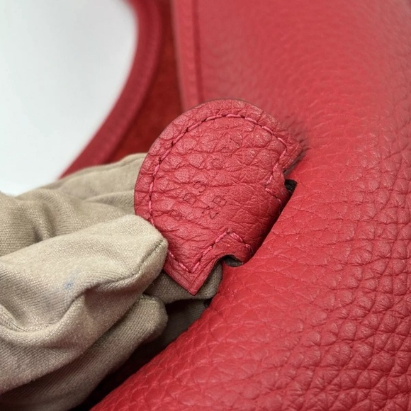 AUTH 2023 HERMES H GHW EVELYNE III PM ROUGE VIF CLEMENCE CROSSBODY SADDLE BAG - Picture 15 of 16
